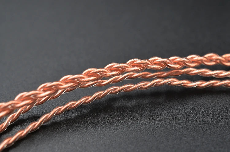 KZ Earphone Original cable high-purity Oxygen-free Copper Upgrade Cable KZ Headset Cable For KZ ZAX ZSX ZS6 ZST ZSR ZS10 PRO