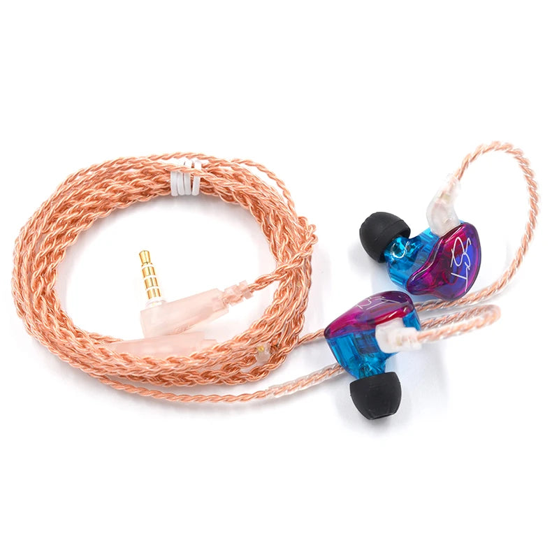 KZ Earphone Original cable high-purity Oxygen-free Copper Upgrade Cable KZ Headset Cable For KZ ZAX ZSX ZS6 ZST ZSR ZS10 PRO