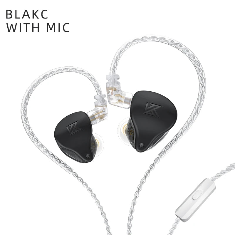 KZ AST Earphones 24 BA Units HIFI Bass In Ear Monitor balanced armature Noise Cancelling Earbuds Sport For ZSX ZAX ASX ZS10PRO