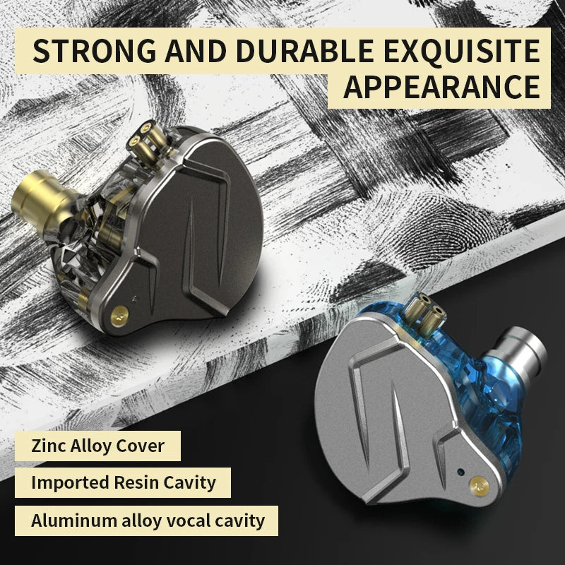KZ ZSN PRO 1BA+1DD Hybrid In Ear Earphone HIFI DJ Monito Running Sport Earphone Earbud KZ ZS10 PRO AS10 KZ ZSX KZ ZSN PRO AS06