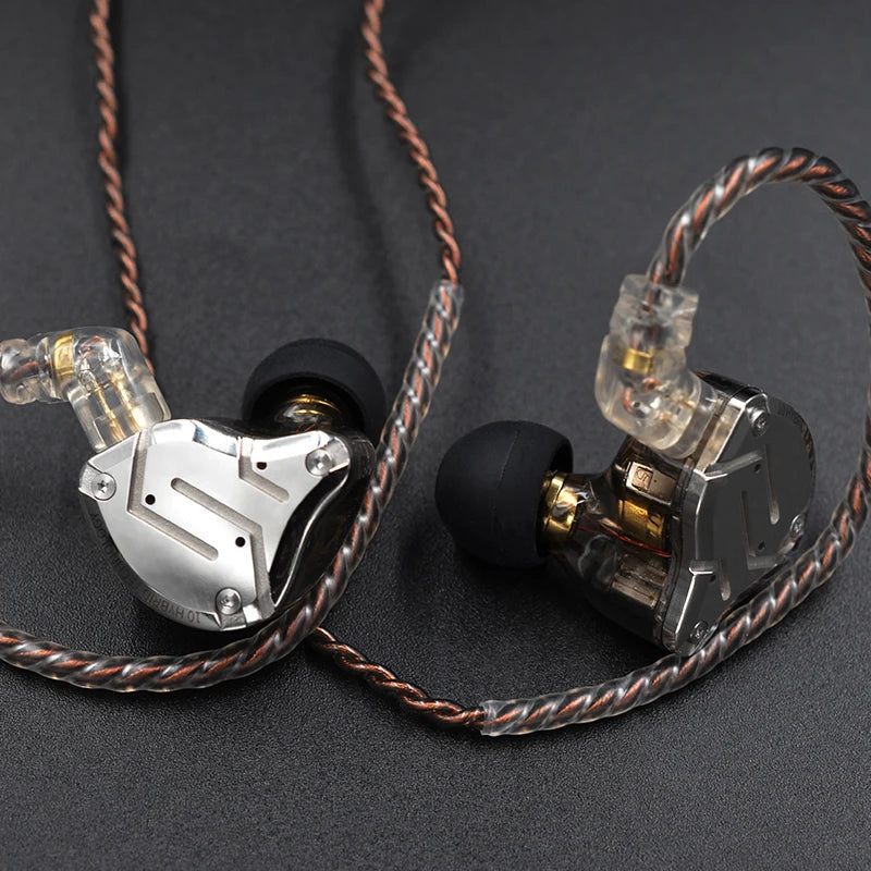 KZ Earphone Original cable high-purity Oxygen-free Copper Upgrade Cable KZ Headset Cable For KZ ZAX ZSX ZS6 ZST ZSR ZS10 PRO