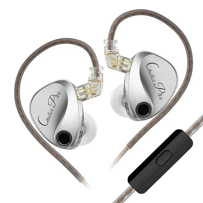KZ Castor PRO in Ear Earphones Dynamic High-end Tunable Earbuds HiFi Sound Quality Bass Headsets Music Game Headphones IEMs
