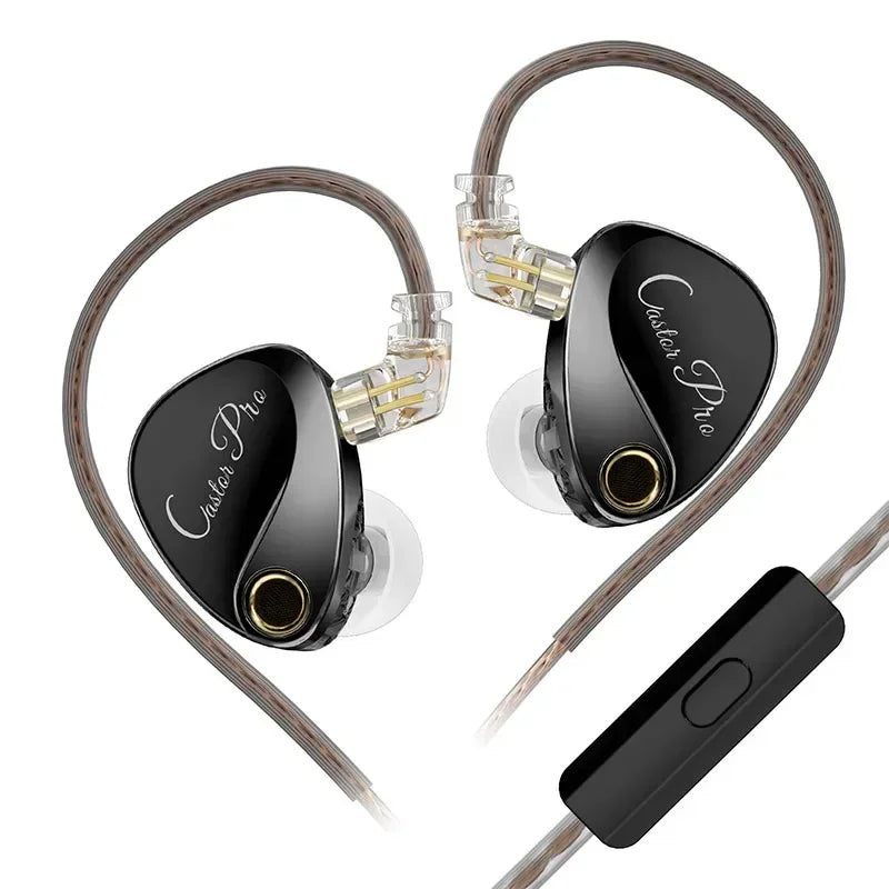 KZ Castor PRO in Ear Earphones Dynamic High-end Tunable Earbuds HiFi Sound Quality Bass Headsets Music Game Headphones IEMs