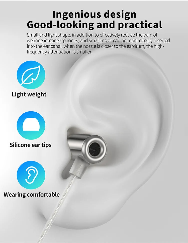 KZ Ling Long In EarEarphones Dynamic HIFI Bass Earbuds Monitor Headphones Sport Noise Cancelling Headset KZ EDX PRO ZSX