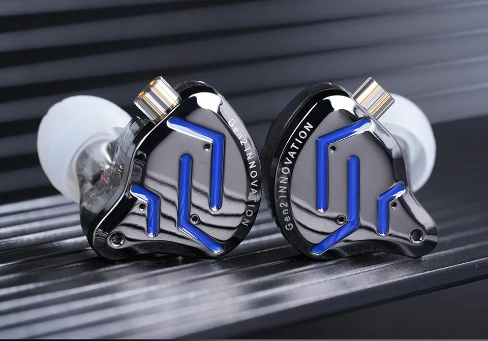 KZ ZSN Pro 2 1BA+1DD Hybrid Driver In Ear Earphone HIFI Bass Earbuds Metal Monitor Earphone Sport Headset Interchangeable earph