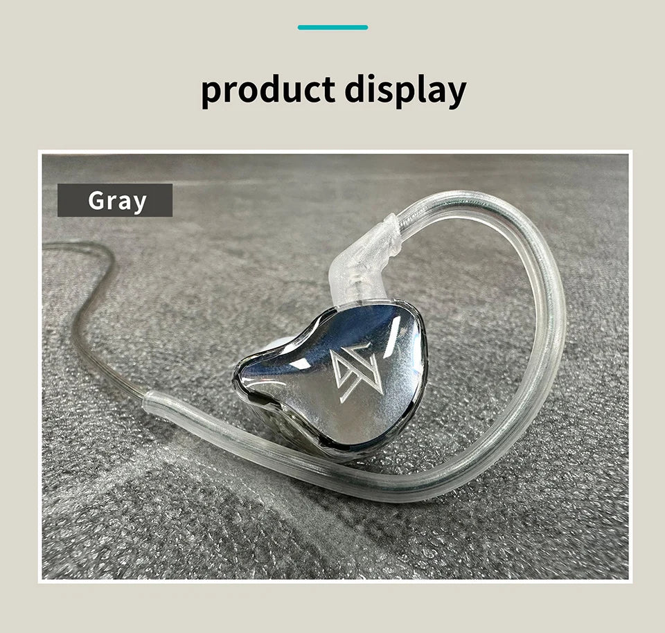 KZ EDCX In Ear Earphones Dynamic Wired Earphones Noise Reduction 3.5mm Plug Stereo Earphones Sports Game Earphones