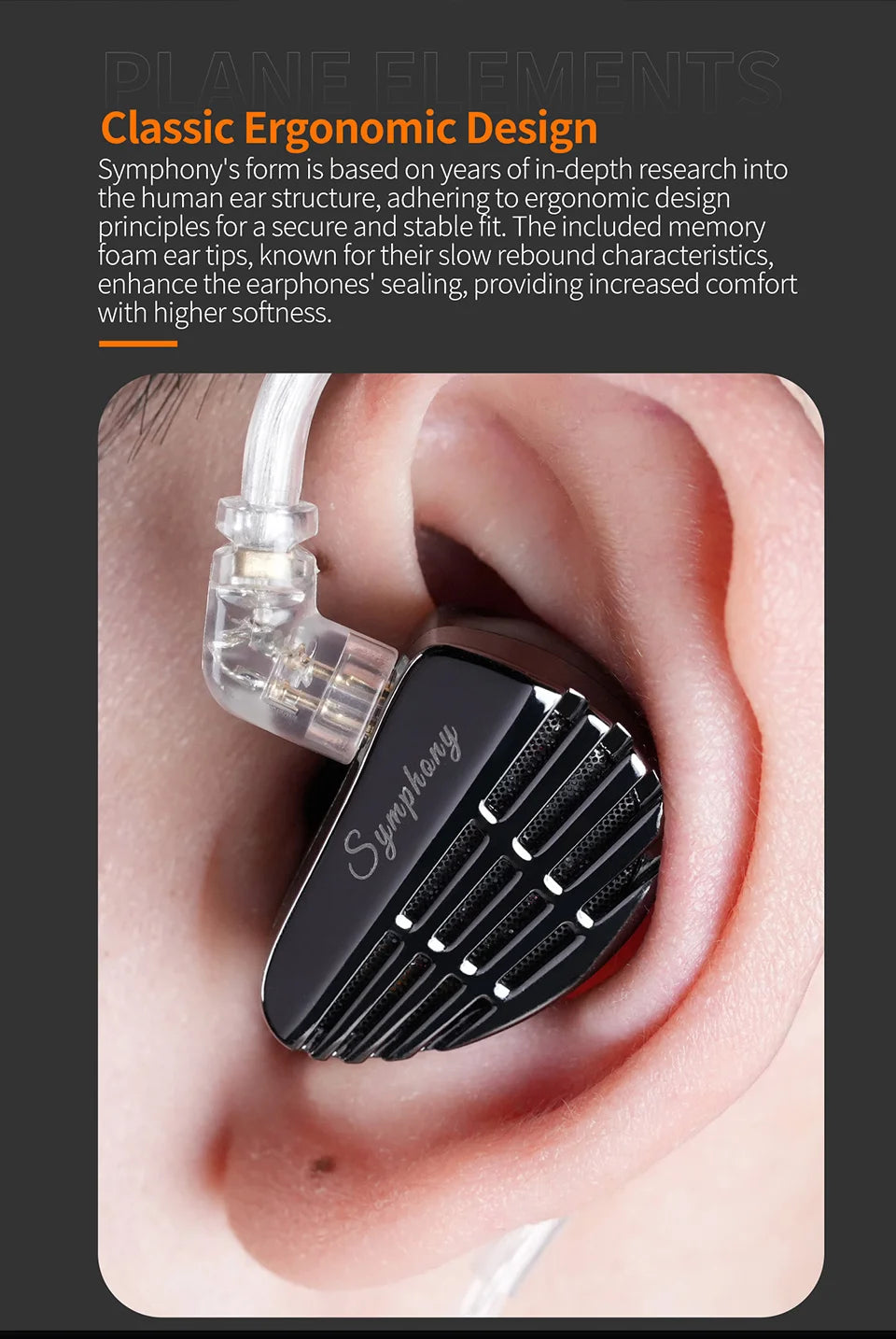 KZ Symphony in Ear Headphones Hybrid 13.2mm Self-developed Planar Driver Wired HIFI Audiophile Earphones DJ Gaming Music Headset