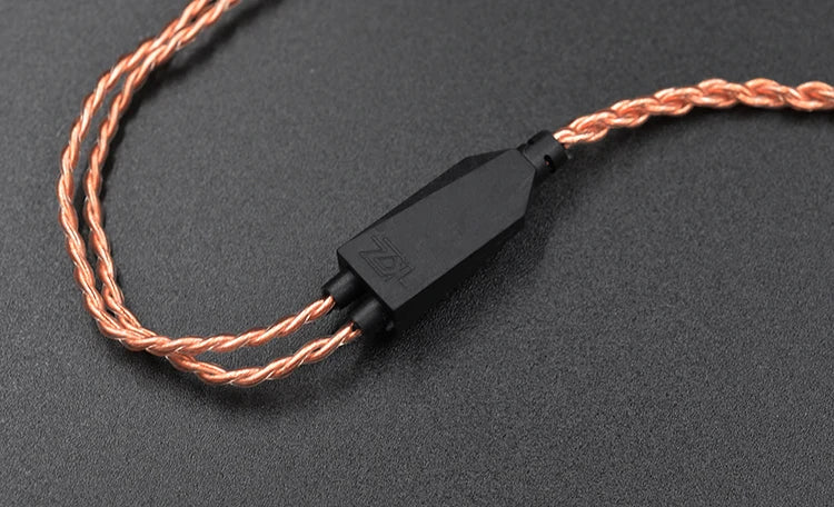 KZ Earphone Original cable high-purity Oxygen-free Copper Upgrade Cable KZ Headset Cable For KZ ZAX ZSX ZS6  ZST ZSR ZS10 PRO