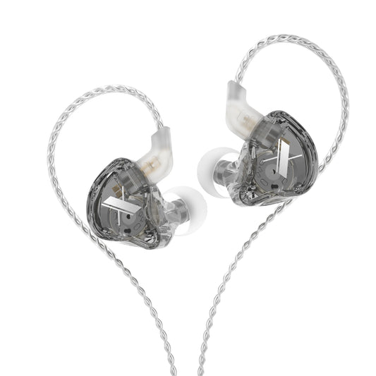 KZ EDX 1DD In Ear Earphones HIFI Bass Earbuds Monitor Earphones Sport Noise Cancelling Headset Silver-plated Cable KZ ZEX EDS