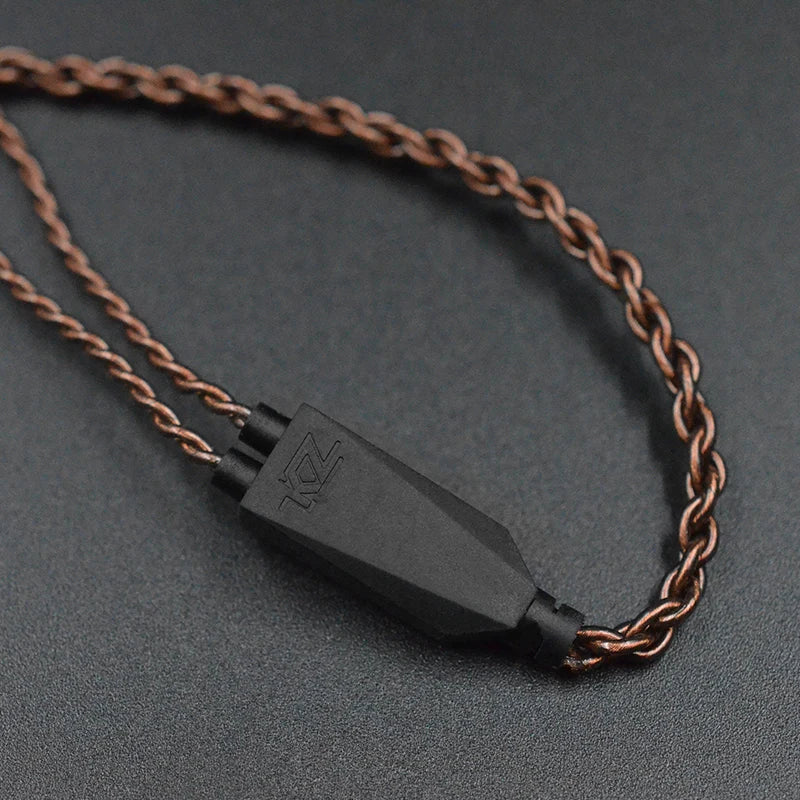 KZ Earphone Original cable high-purity Oxygen-free Copper Upgrade Cable KZ Headset Cable For KZ ZAX ZSX ZS6  ZST ZSR ZS10 PRO