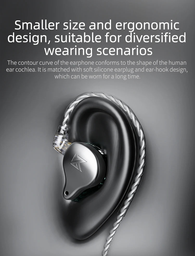 KZ AST Earphones 24 BA Units HIFI Bass In Ear Monitor balanced armature Noise Cancelling Earbuds Sport For ZSX ZAX ASX ZS10PRO