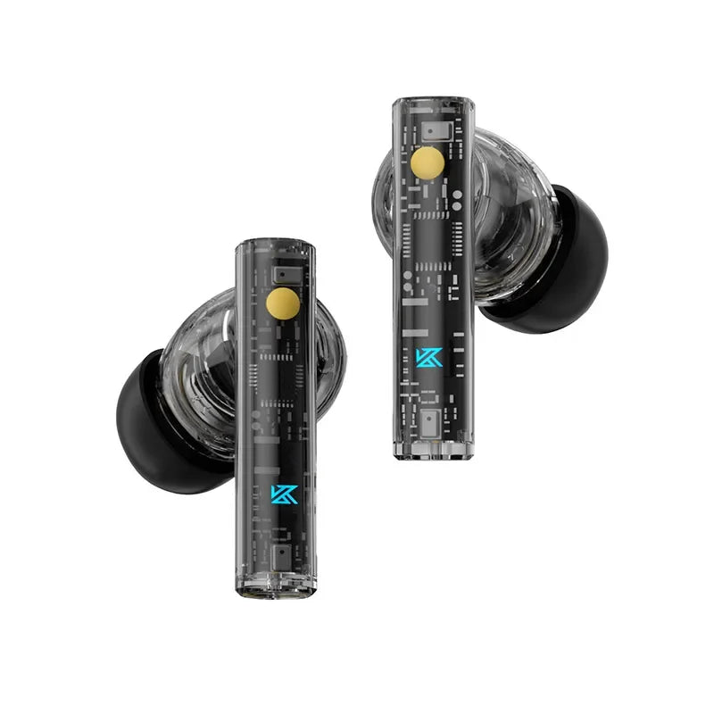 KZ Carol TWS - Bluetooth 5.3, 6 micrófonos, cancelación activa de ruido, sonido HiFi
