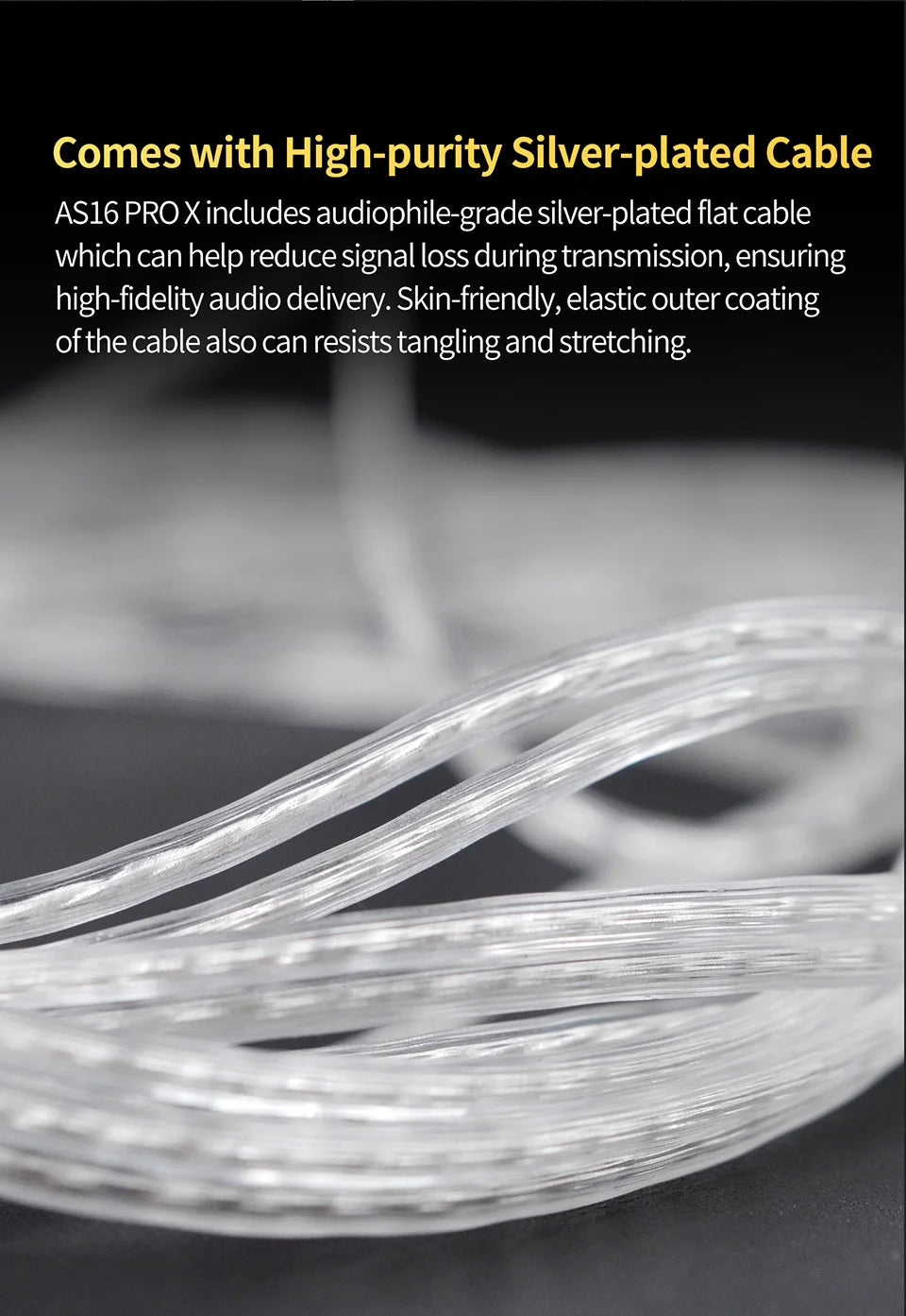 KZ AS16 PRO X in-ear headphones 8 balanced armature headphones three-channel acoustic duct structure HiFi headphones