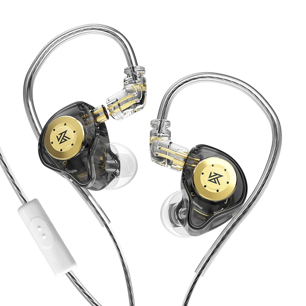 KZ ZS10 Pro 2 HIFI Bass Metal Earphone 4BA+1DD Dynamic Driver Earbud Wired Headset Noise Cancelling Sport Gaming Music Headphone