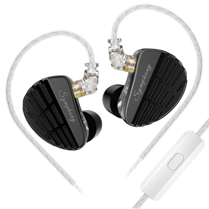 KZ Symphony in Ear Headphones Hybrid 13.2mm Self-developed Planar Driver Wired HIFI Audiophile Earphones DJ Gaming Music Headset