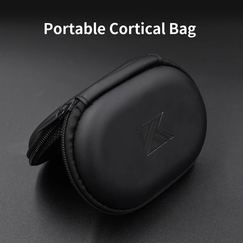 KZ Portable Earphone Storage Case Compact Travel Dustproof Audio Accessories Organizer Box Anti-Lost