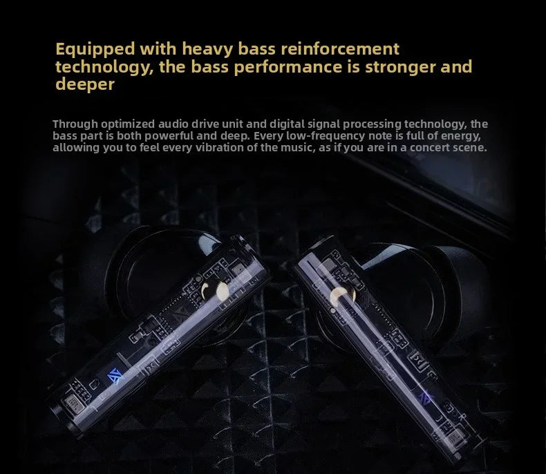 KZ-Carol Pro  True Wireless Bluetooth 5.4 HD Lcad Decoding ANC Active Noise Reduction In Ear Bluetooth Earphones