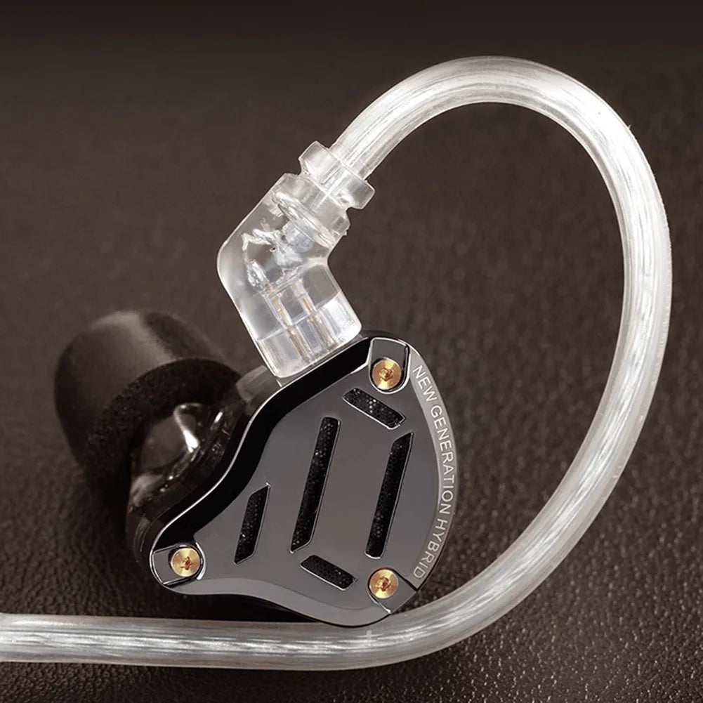 KZ ZS10 Pro 2 HIFI Bass Metal Earphone 4BA+1DD Dynamic Driver Earbud Wired Headset Noise Cancelling Sport Gaming Music Headphone