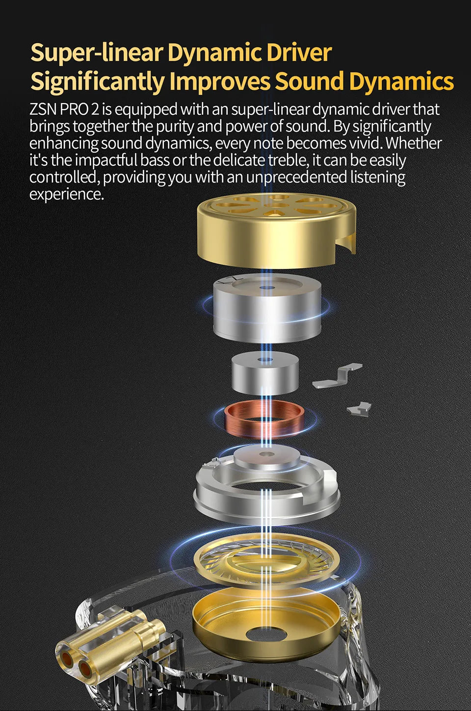 KZ ZSN Pro 2 1BA+1DD Hybrid Driver In Ear Earphone HIFI Bass Earbuds Metal Monitor Earphone Sport Headset  Interchangeable earph