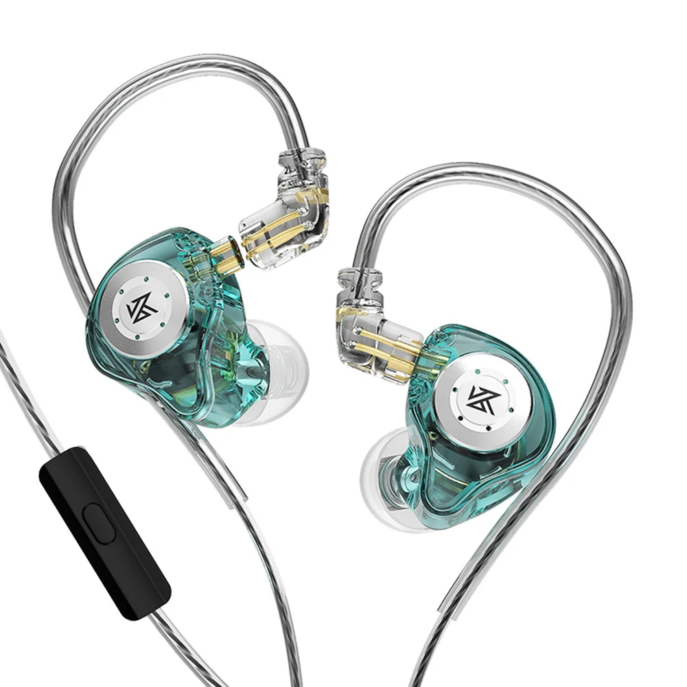 KZ ZS10 Pro 2 HIFI Bass Metal Earphone 4BA+1DD Dynamic Driver Earbud Wired Headset Noise Cancelling Sport Gaming Music Headphone