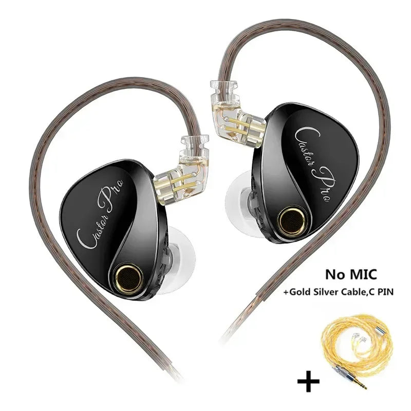 KZ Castor PRO in Ear Earphones Dynamic High-end Tunable Earbuds HiFi Sound Quality Bass Headsets Music Game Headphones IEMs