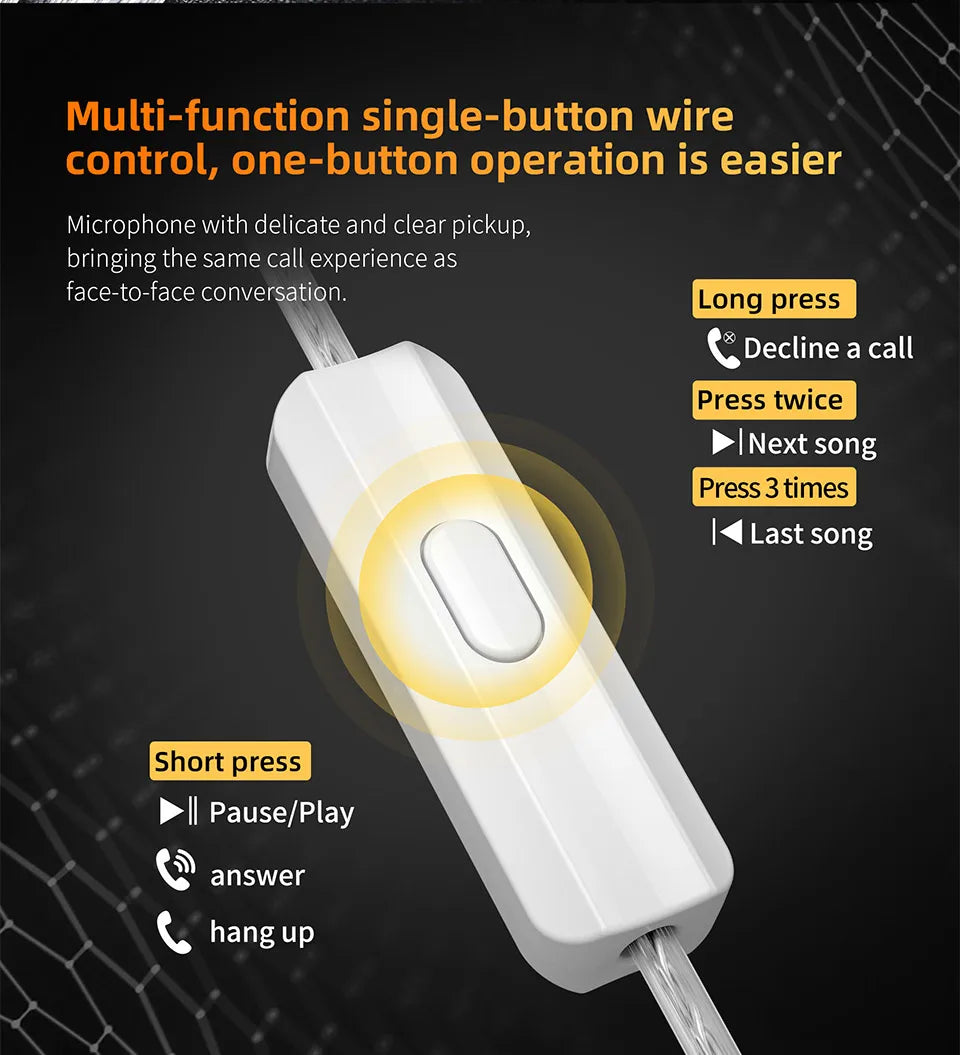KZ PR3 In Ear 13.2MM Planar Driver Wired Earphones HiFi Bass Monitor Earbuds Sport Wired Headset