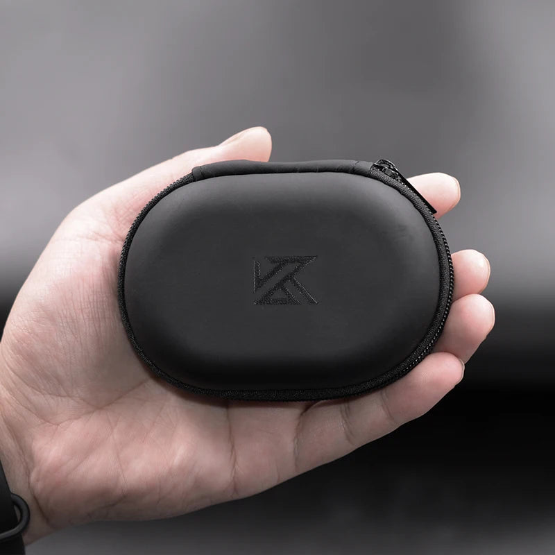 KZ Portable Earphone Storage Case Compact Travel Dustproof Audio Accessories Organizer Box Anti-Lost