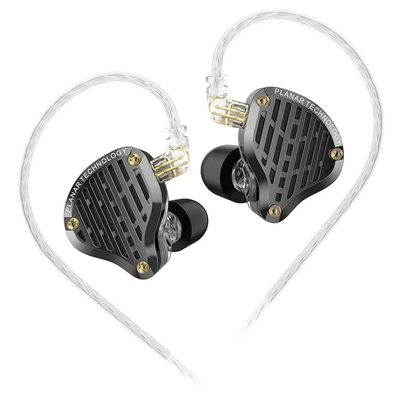 KZ PR3 In Ear 13.2MM Planar Driver Wired Earphones HiFi Bass Monitor Earbuds Sport Wired Headset