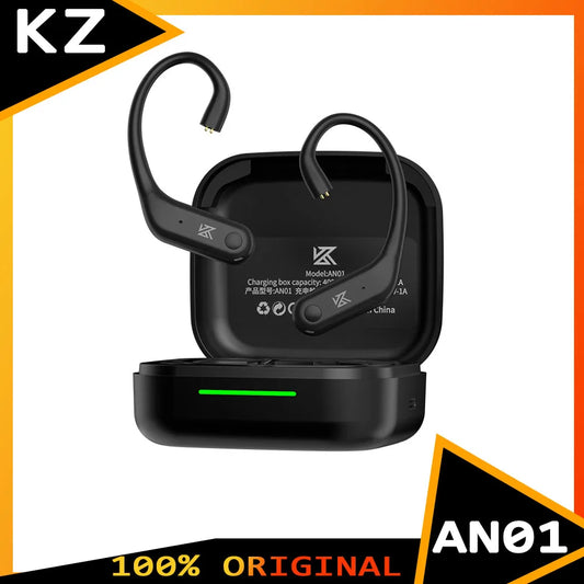 Kz An01 Ear-Hanging Earphone Wireless Bluetooth Active Noise Reduction Portable Earphone Hifi Audio Decoding Custom Muisc Gifts