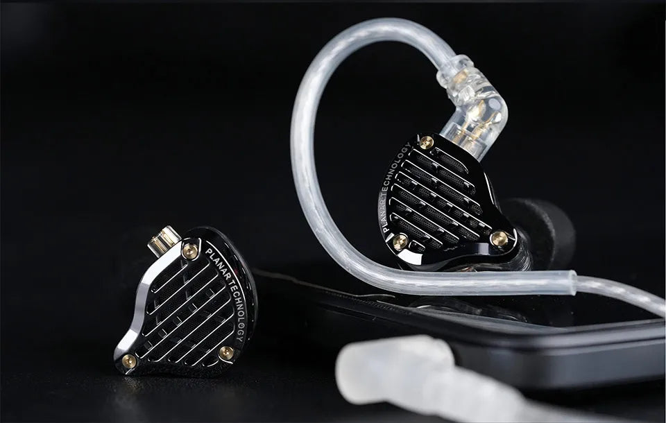 KZ PR3 In Ear 13.2MM Planar Driver Wired Earphones HiFi Bass Monitor Earbuds Sport Wired Headset