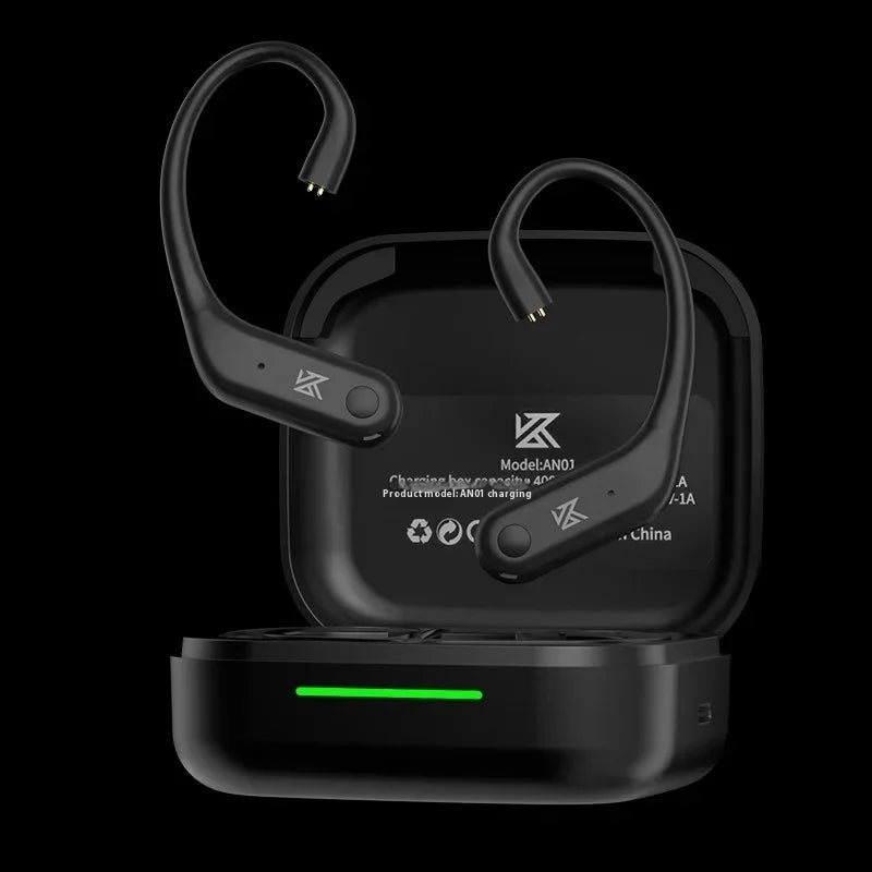 Kz An01 Ear-Hanging Earphone Wireless Bluetooth Active Noise Reduction Portable Earphone Hifi Audio Decoding Custom Muisc Gifts
