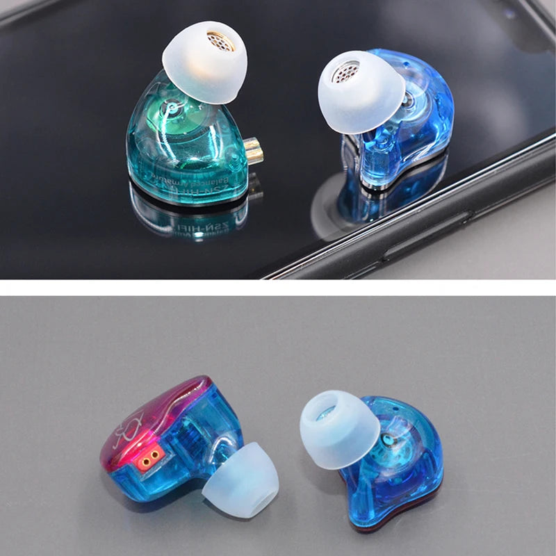 KZ 3Pair(6PCS) Earphone Soft Silicone Earpads Noise Isolating Comfortable Transparent Ear Tips Earbuds In Earphone Headphones
