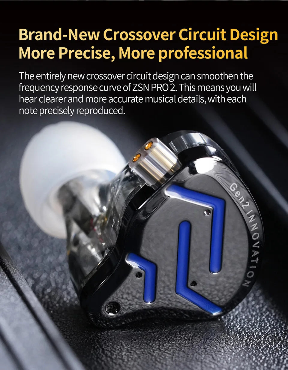 KZ ZSN Pro 2 1BA+1DD Hybrid Driver In Ear Earphone HIFI Bass Earbuds Metal Monitor Earphone Sport Headset  Interchangeable earph