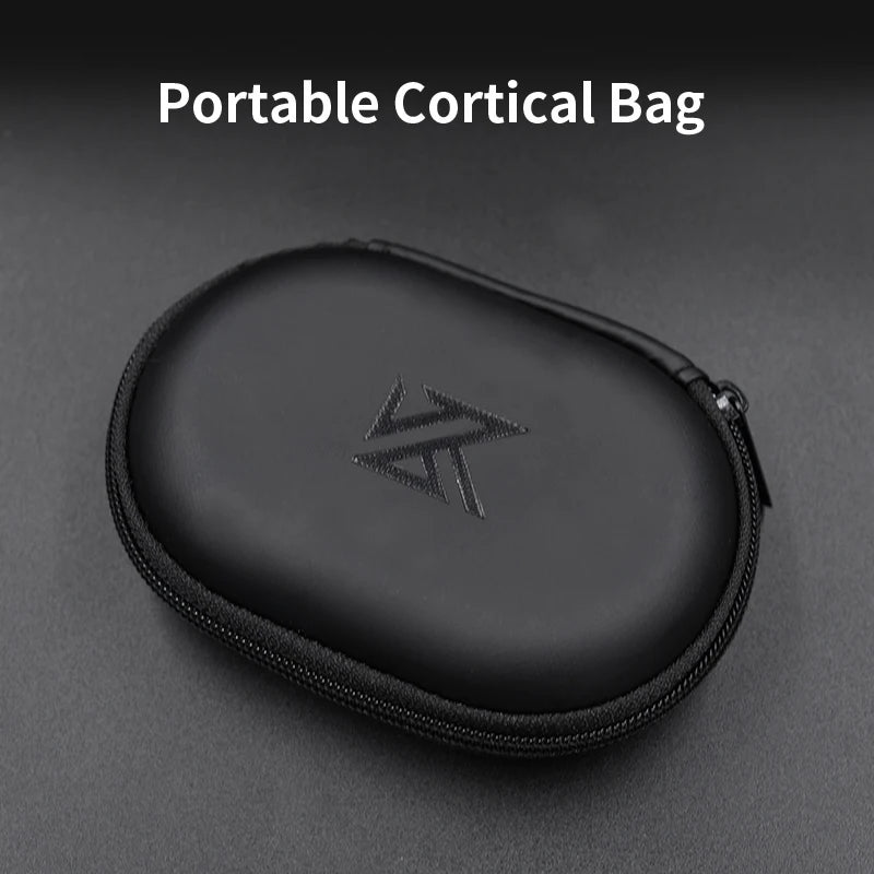 KZ Portable Earphone Storage Case Compact Travel Dustproof Audio Accessories Organizer Box Anti-Lost