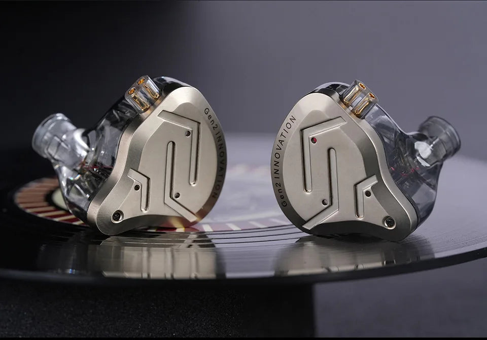 KZ ZSN Pro 2 1BA+1DD Hybrid Driver In Ear Earphone HIFI Bass Earbuds Metal Monitor Earphone Sport Headset  Interchangeable earph