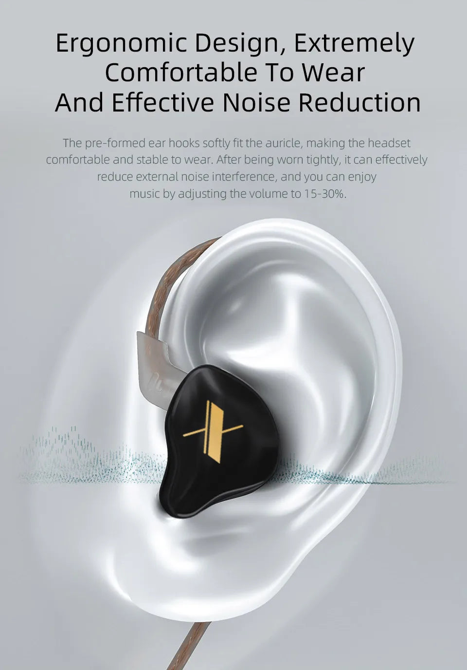KZ EDX 1DD In Ear Earphones HIFI Bass Earbuds Monitor Earphones Sport Noise Cancelling Headset Silver-plated Cable KZ ZEX EDS