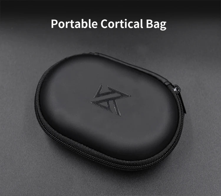 KZ Portable Earphone Storage Case Compact Travel Dustproof Audio Accessories Organizer Box Anti-Lost