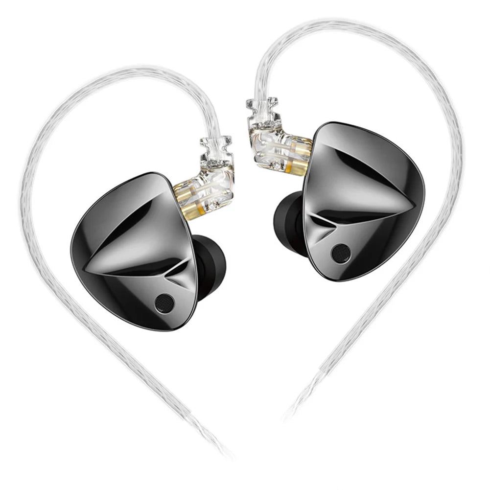 KZ D-Fi Wired Headphones 4-Level CustomizableTuning Switch HiFi Bass Earphone Dynamic In-Ear Monitor Earbuds 3D Stereo Headset