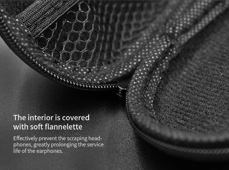 KZ Portable Earphone Storage Case Compact Travel Dustproof Audio Accessories Organizer Box Anti-Lost