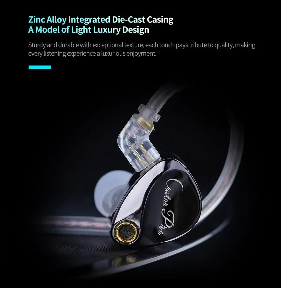 KZ Castor PRO in Ear Earphones Dynamic High-end Tunable Earbuds HiFi Sound Quality Bass Headsets Music Game Headphones IEMs