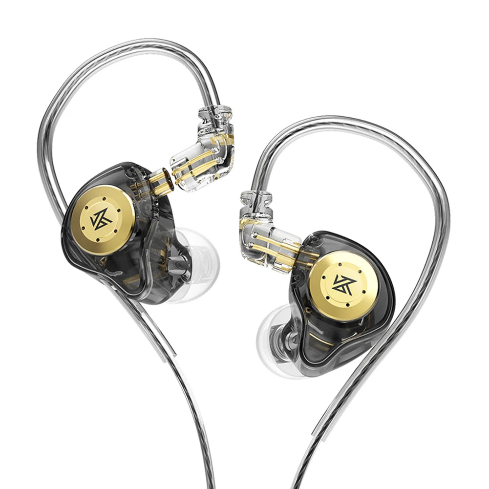 KZ ZS10 Pro 2 HIFI Bass Metal Earphone 4BA+1DD Dynamic Driver Earbud Wired Headset Noise Cancelling Sport Gaming Music Headphone